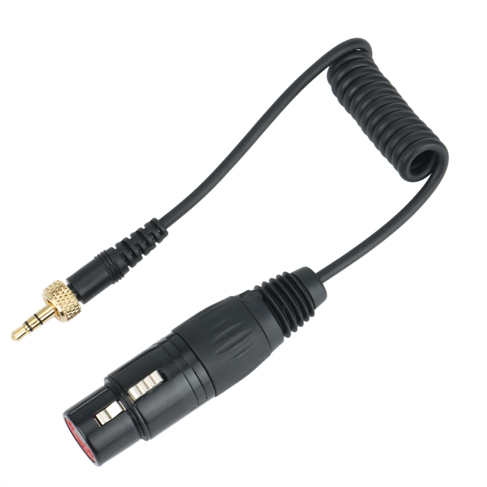 Saramonic Locking Type 3.5mm to 3.5mm TRS to XLR Female Microphone Output Universal Audio Cable for Wireless Receivers YDH