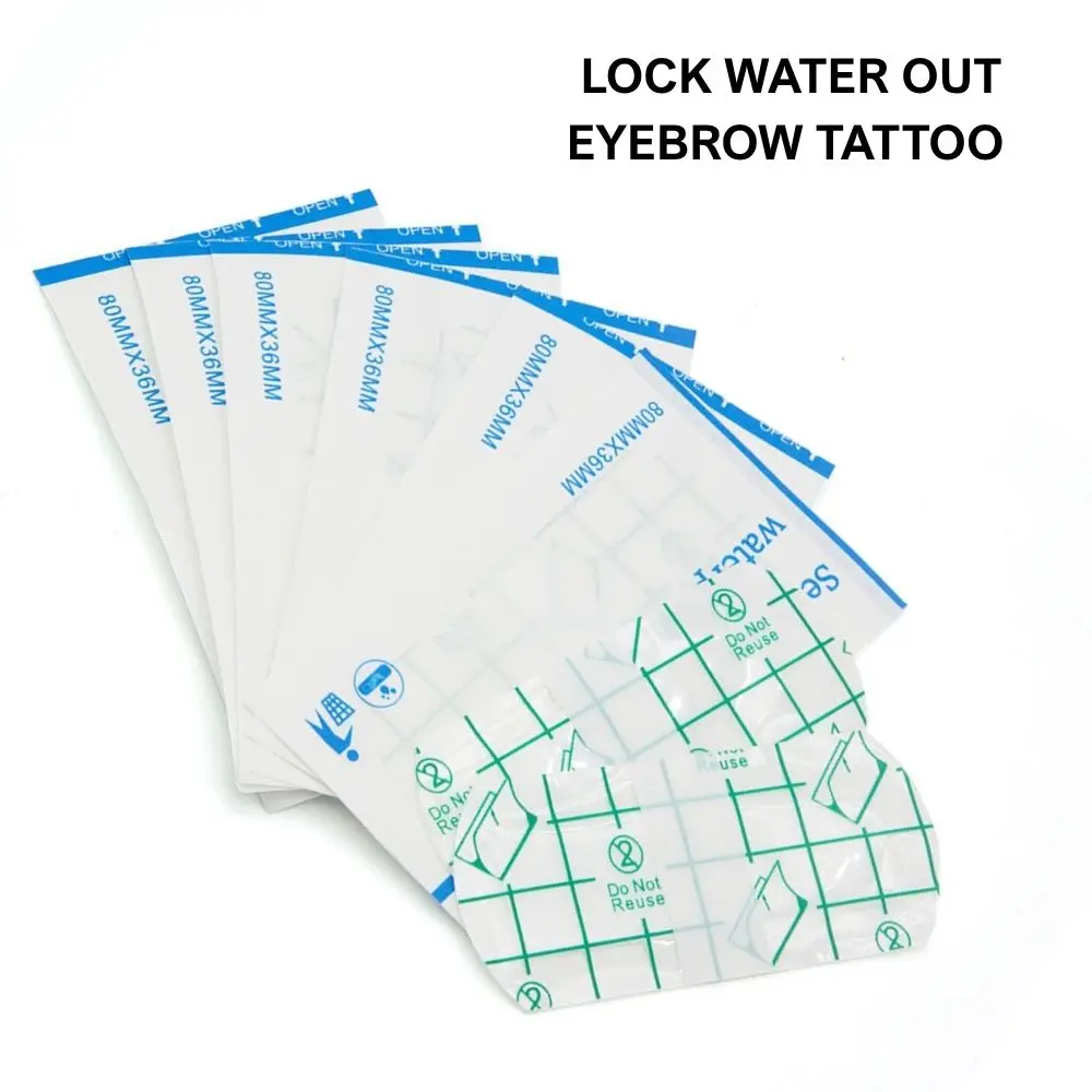Eyebrow Tattoo Waterproof Protection  Microblading Aftercare Film 20pcs Sterile Patch