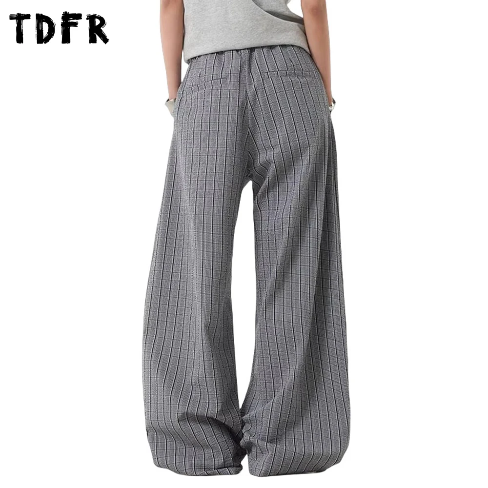 الرجعية منقوشة سراويل تقليدية رجالي الصيف الشارع الشهير فضفاض مستقيم الساق بنطال ذو قصة أرجل واسعة الرجال السراويل