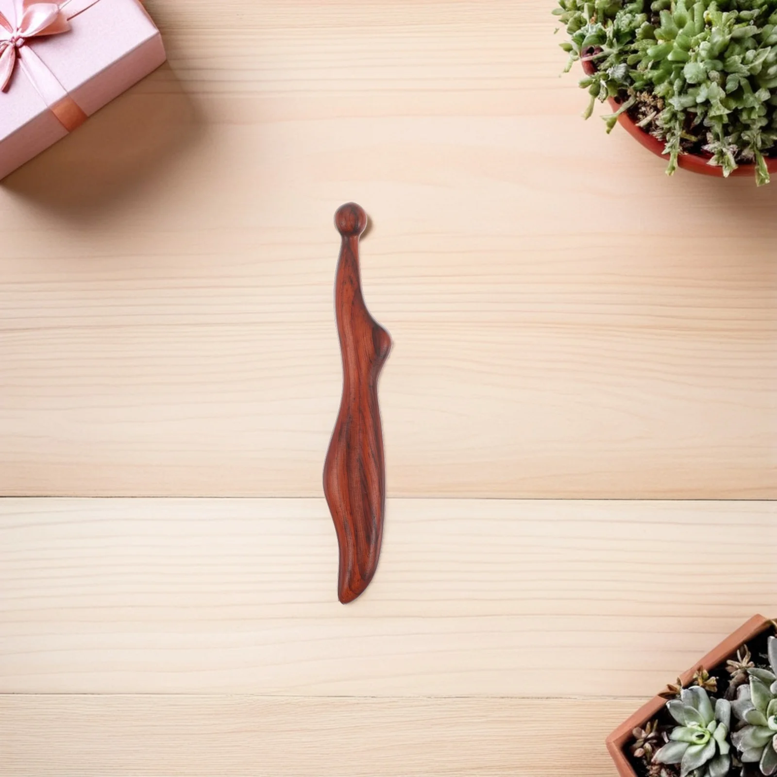 

Sandalwood Meridian Massage Stick Acupressure Tool Wooden Muscle Relaxation Therapy Stick for Body Foot Hand Scraping Gua Sha