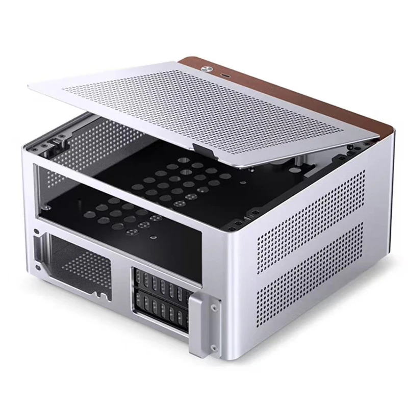 JONSBO NV10 Silver ITX Mini Desktop Case (3.3 aluminum alloy case