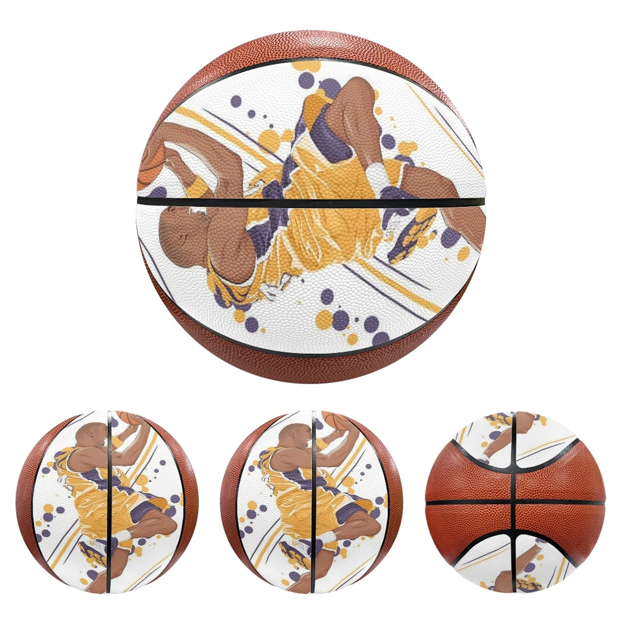 Sports fans customize basketball for indoor and outdoor training competitions for teenagers High quality basketball