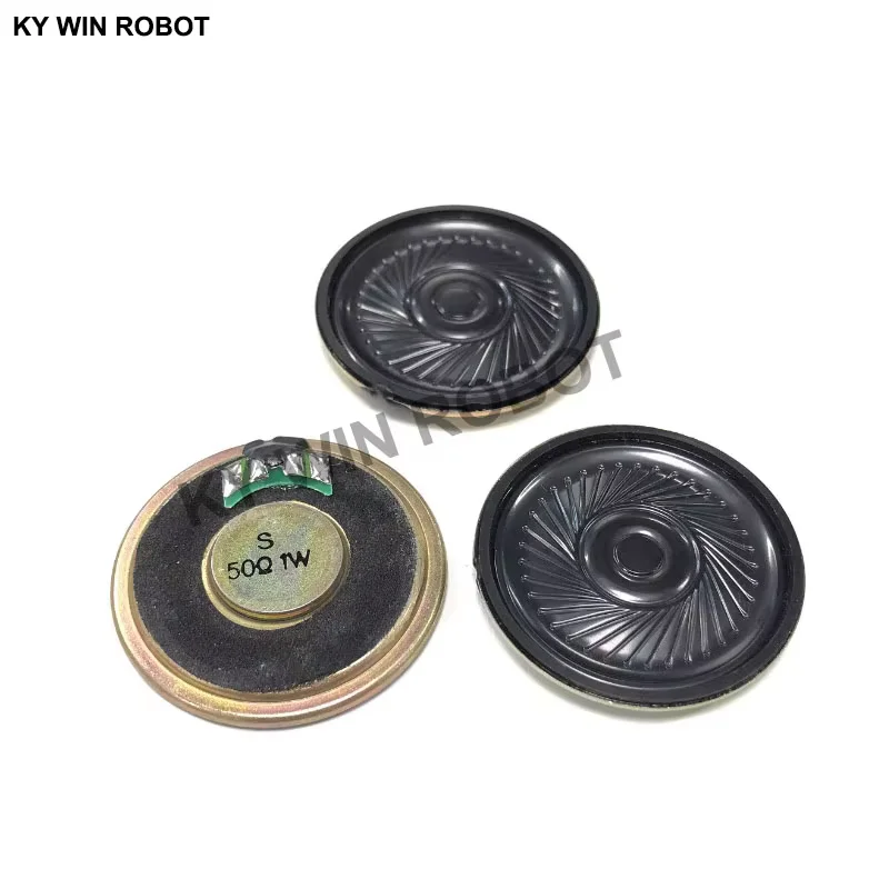 2pcs/lot New Ultra-thin Mini speaker 50 ohms 1 watt 1W50R speaker Diameter 40MM 4CM thickness5MM