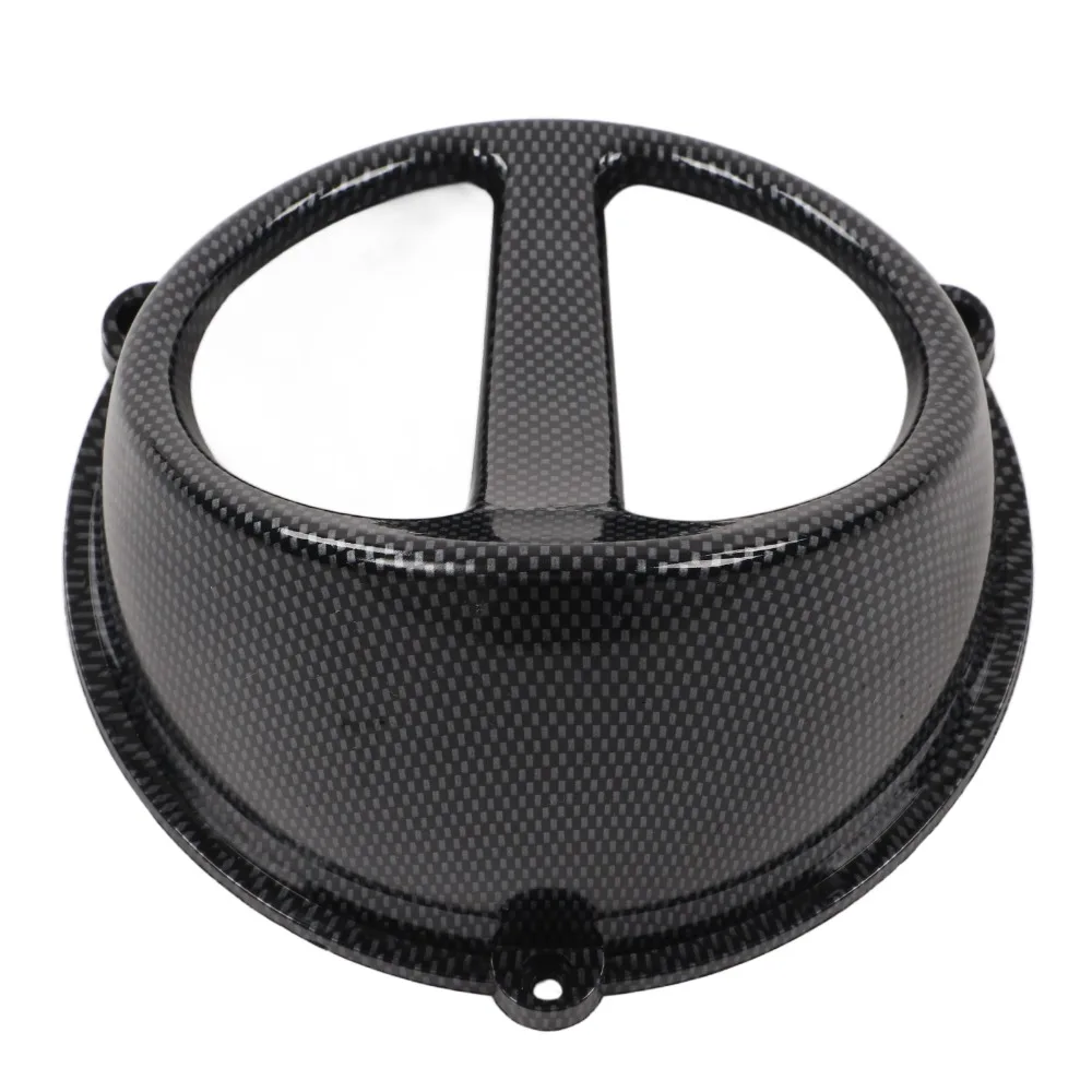 Carbon Fiber Style Engine Cooling Fan Cover Good Heat Dissipation Replacement Part Air Scoop Cap