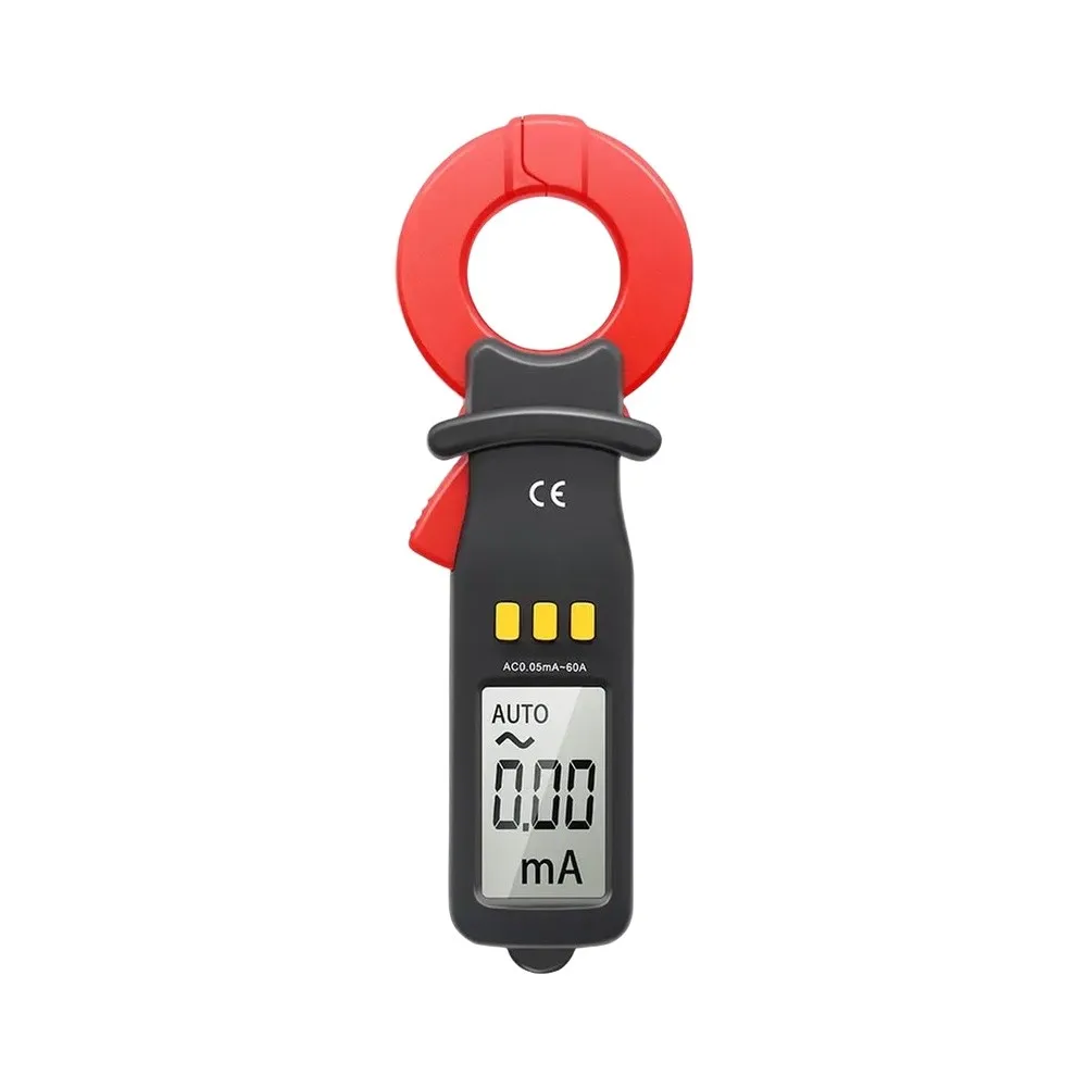 for SNAKOL 2060 Digital Clamp Meter 20mA to 60A Range AC Current Tester 0.01A Resolution 30mm Jaw Size Black Red