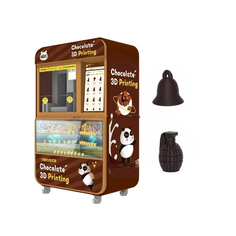 Automatic 3D Chocolate Printing Vending Machine   Personalized Chocolate Extruder Maker For Gift Toy Snack Commercial