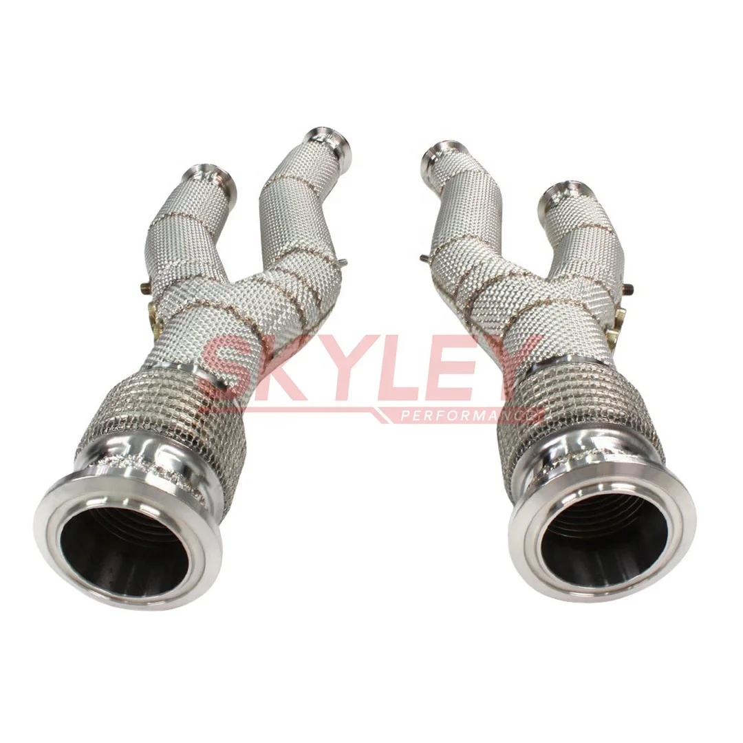 SKYLEY High Performance Custom Exhaust Pipe For Lamborghini Lp700 Lp720 Lp740 Lp750 Exhaust Downpipe