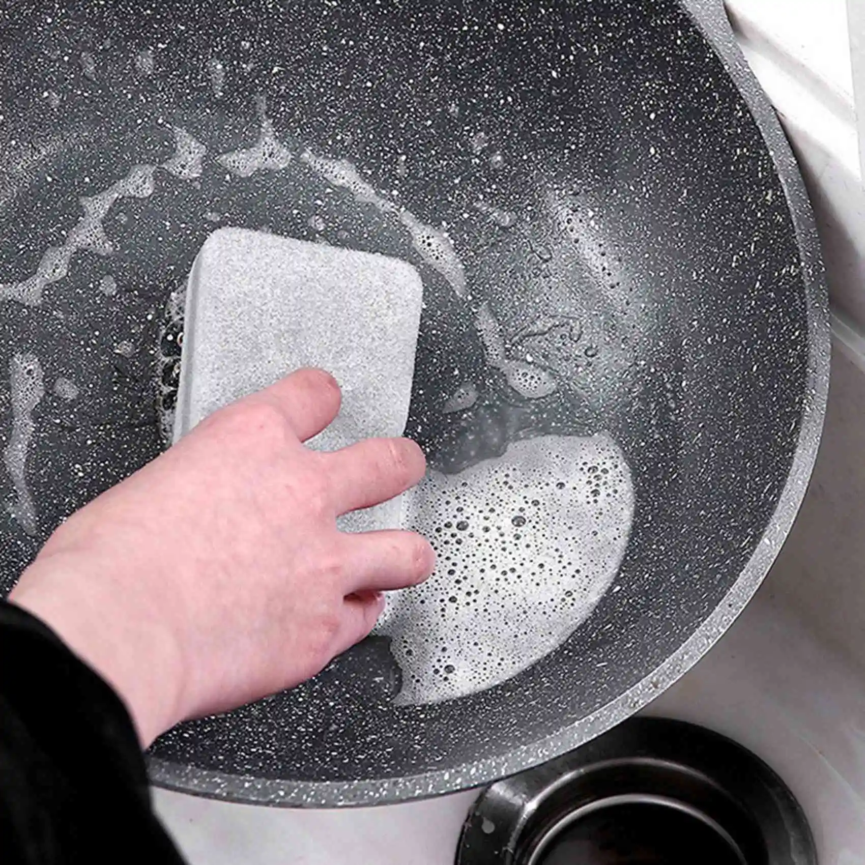 BAAG-75Pcs Kitchen Sponges Dishwashing Sponges Magic Cleaning Sponges Brush