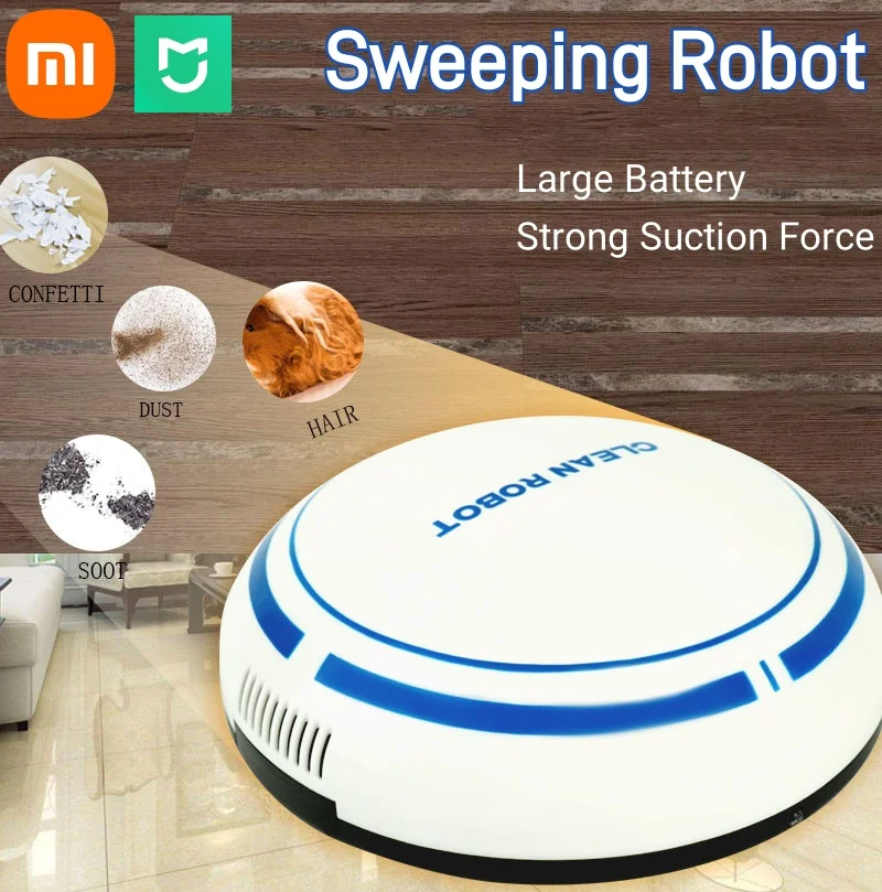 Xiaomi 3-in-1 Wireless Smart Sweeping Robot aspirapolvere multifunzionale Ultra-silenzioso Wet & dry Mopping Floor elettrodomestico