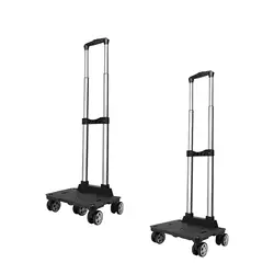 Luggage Cart Handle Luggage Cart with Wheels for Office Use School Kids