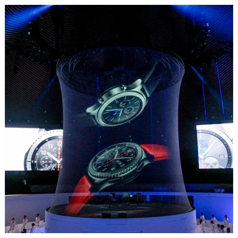 Schermo flessibile per proiezione ologramma 3D Scrim olografico trasparente per spettacoli teatrali