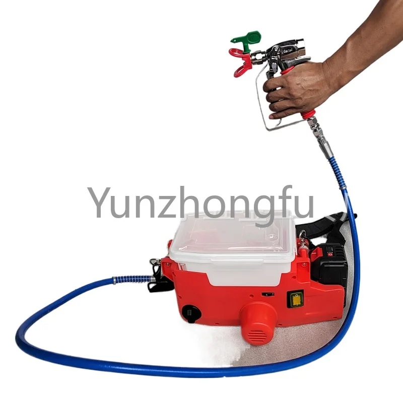 Handheld Spraying Machine High Voltage High Power Spray Gun Backpack Lithium Battery Charging