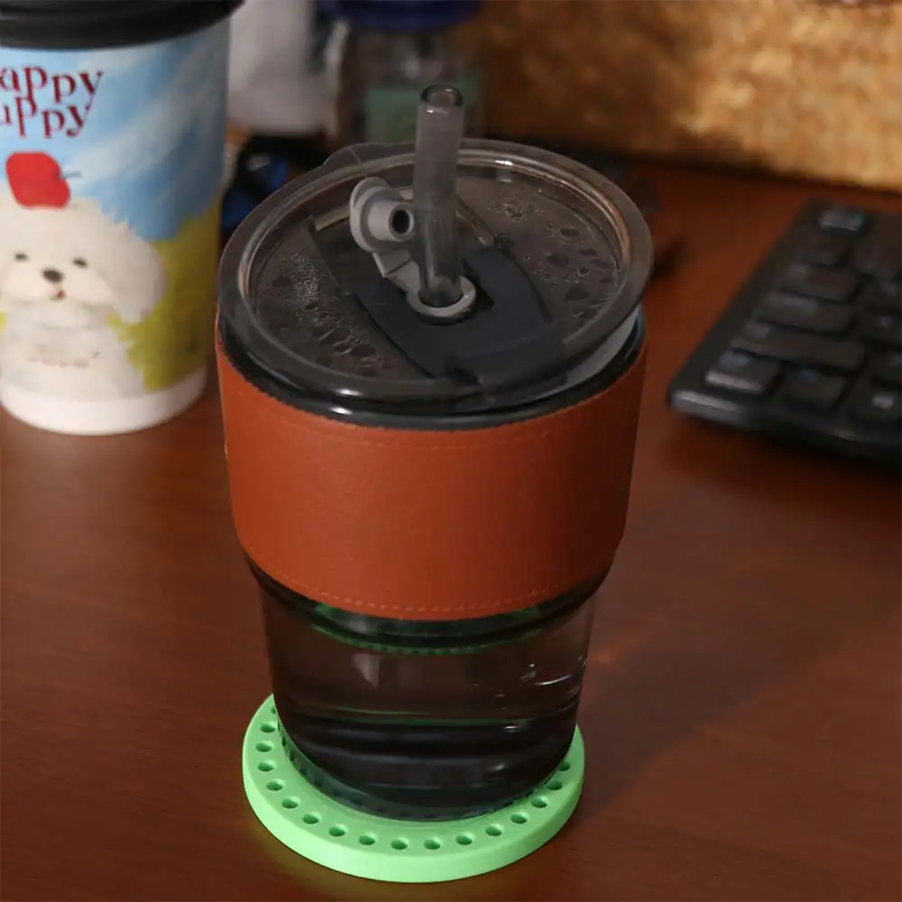 Multi-layer Ring 360° Rotating Coaster Removable Coffee Cup Creative Coaster Heat Insulation Universe Depressed Relief