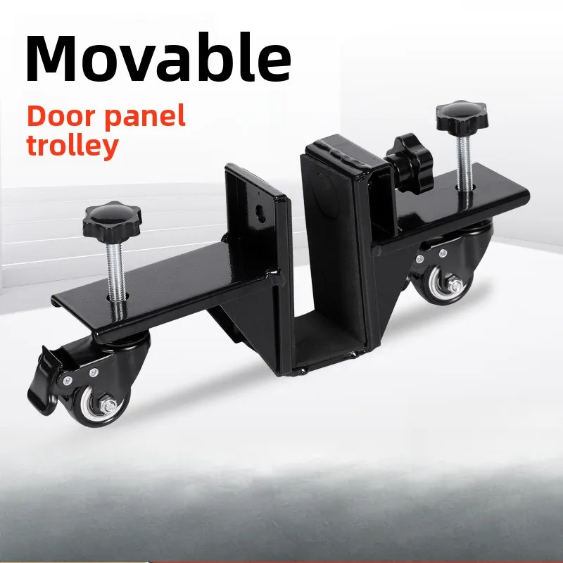 Door Panel Handler Gypsum Board Glass Heavy Duty Translation Trolley Handling Roller Moving Trolley