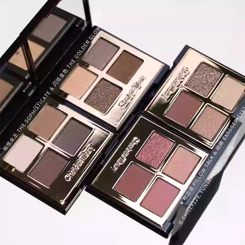 

Charlotte Tilbury CT Eye Shadow Quad Is Suitable for All Kinds of Smoky Makeup New Colors "WALK OF NO SHAME ""THE ROCK CHICK"