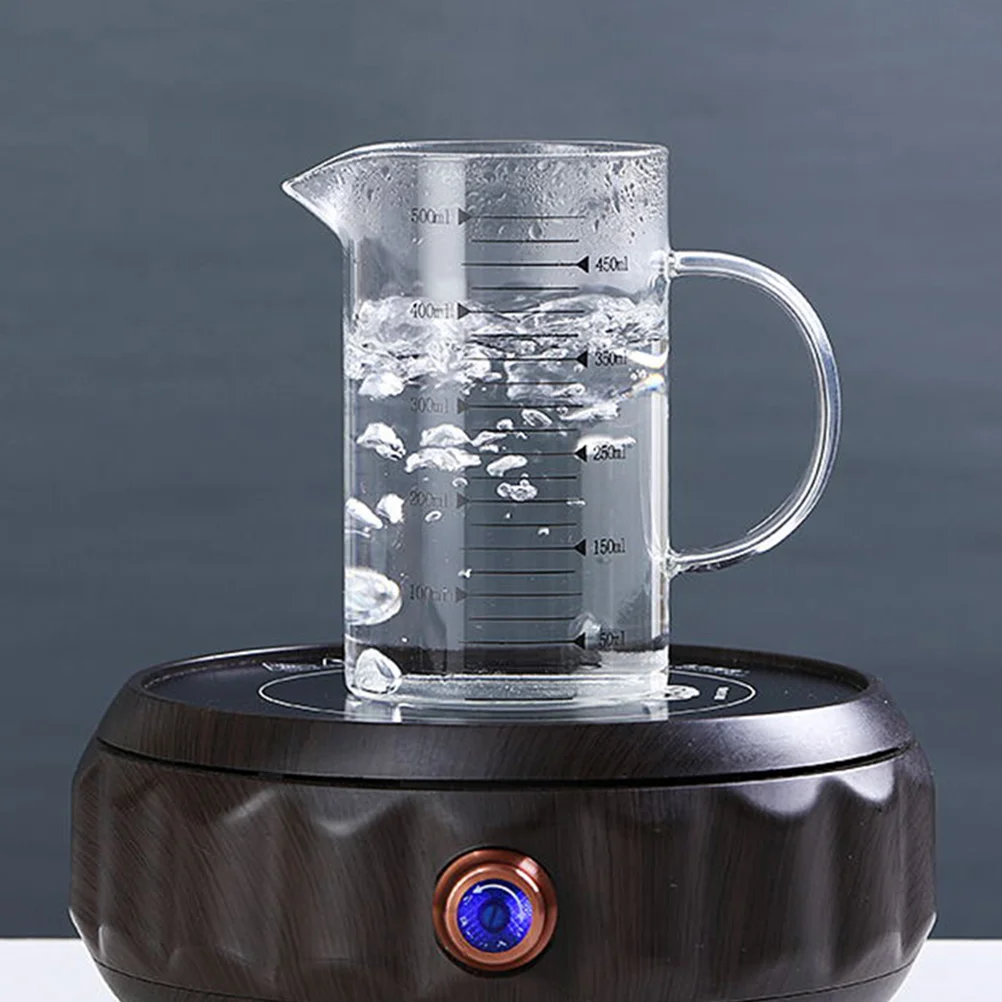 

Convenient Thickened Measuring Glass Cup With Lid Multi-Function Household Milk Accessory Versatile Glass Cup For Juice Oil