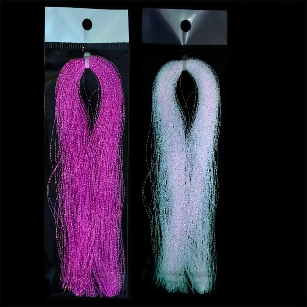 

Hooks Line Fly Fishing Tying Hook Decorating Assist Hook Tying Lure Making Material Crystal Flash Strands Fly Fishing Tinsel