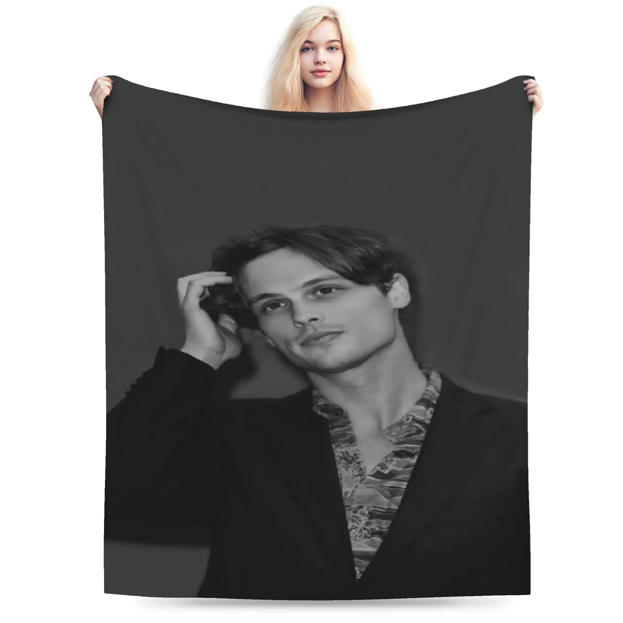Super Warm Blanket Children Airplane Travel Matthew Gray Gubler Throw Blanket  Flannel Bedspread For Living Room Sofa Bed Cover