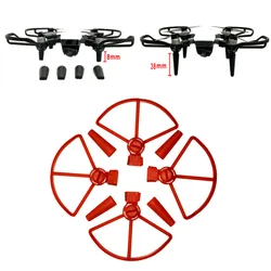 4Pcs Quick Release Propeller Guard With Hight Extend Landing Gear Legs Protection Kits For DJI Spark Drone Accessories Protector