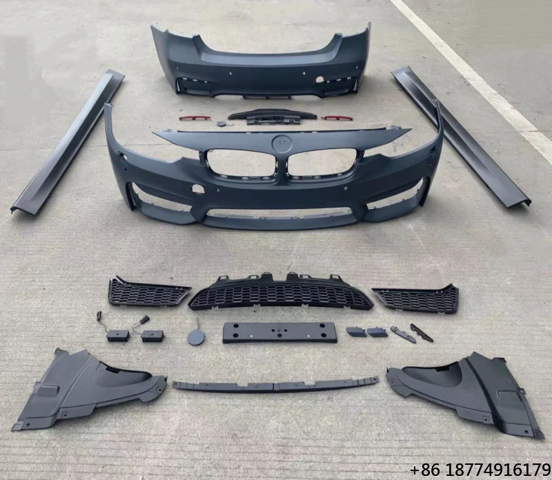 

Bodykit F30 335i M3 328i Front Bumper for 3 Series F30 F35 2013-2019 Upgrade to MT M-Tech Look Front Bumper Rear Bumper Kit