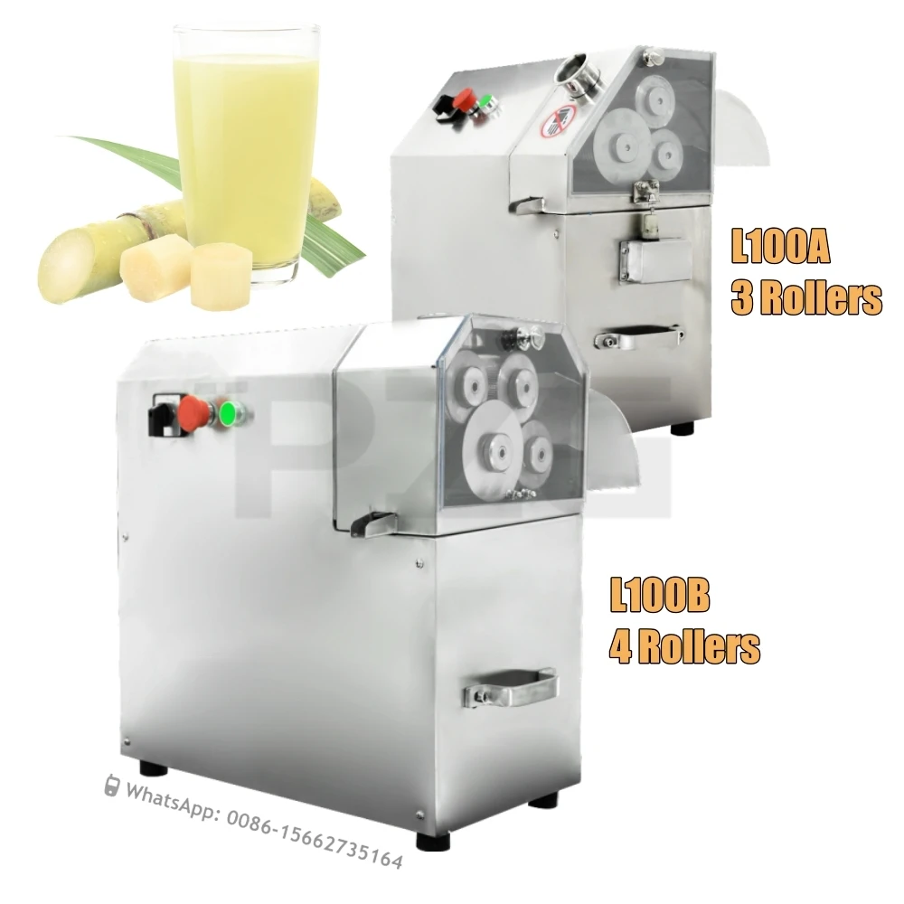 

L100A L100B Commercial Portable Small Scale Sugar Cane Sugarcane Juice Making Juicer Extractor Machine