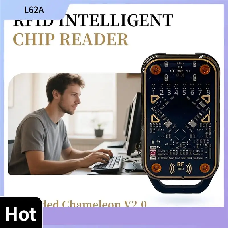 

L62A RFID-карта обнаружения Chameleon Ultra, совместимая с NFC-считывателем и записывающим устройством ID IC Reader Tag Copyer