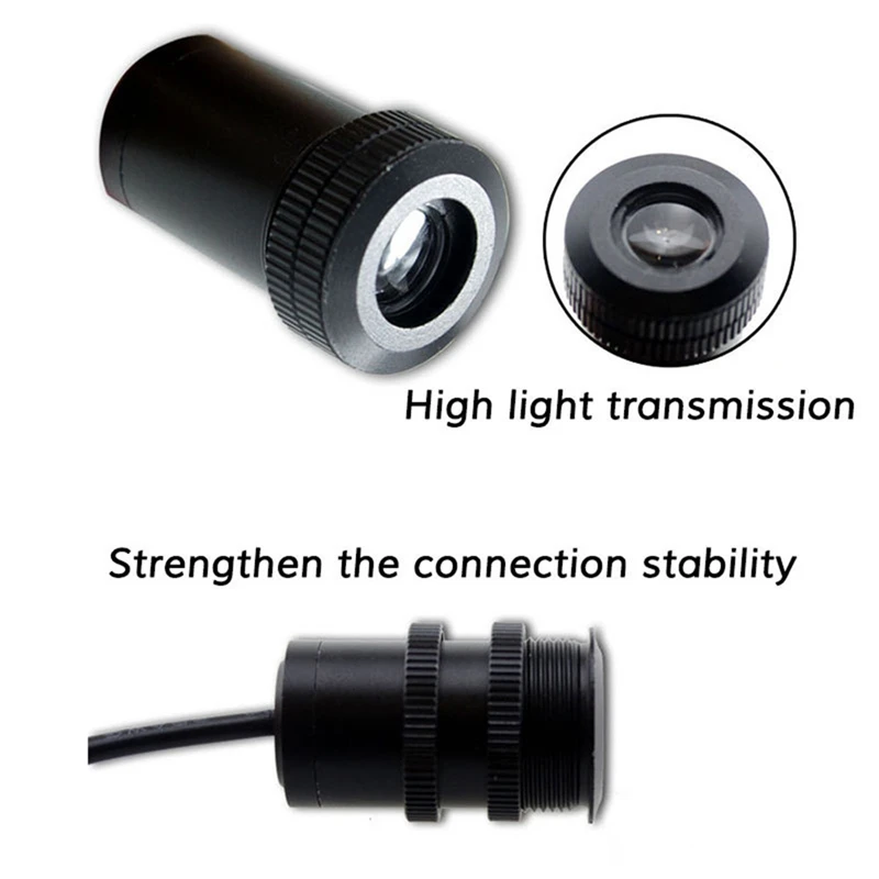 2Pcs Angels Wings Projector Lights Car Door LED Ghost Shadow Courtesy Lamp Car Accessories For Universal Vehicle Models