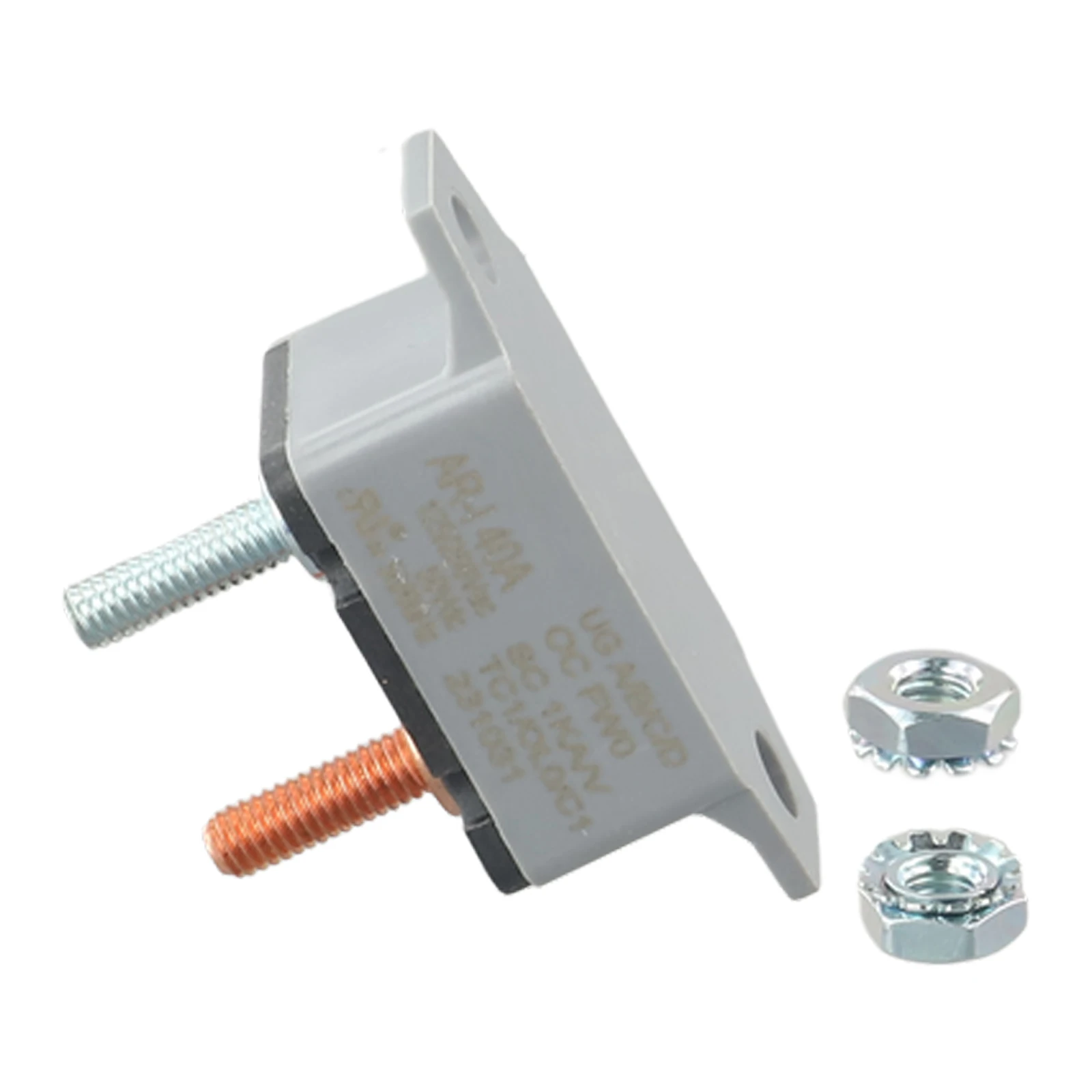 Wyłącznik automatyczny serii AR A z automatycznym resetem, zabezpieczenie przeciążeniowe 40A z podwójnym bezpiecznikiem akumulatorowym.