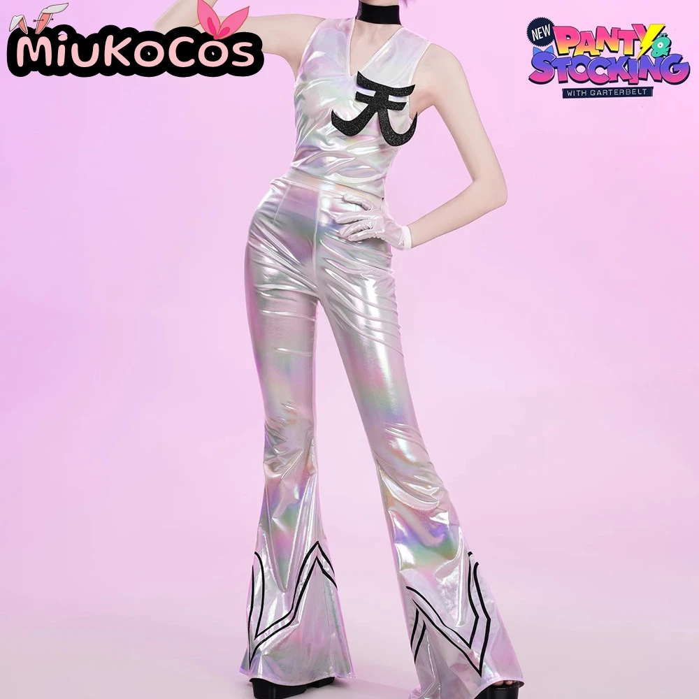 ชุดคอสเพลย์ MiuKoCosplay อนิเมะ Mew Panty & Stocking with Garterbelt ทำจากโพลีเอสเตอร์และโพลียูรีเทน มีสินค้าในสต็อก