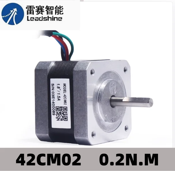 Genuine Leadshine 42CM02 NEMA 17 Step Motor 1.5 A Current 0.2 N.m Torque 33 mm Motor Body Length 1.8 Degree Stepping Motor