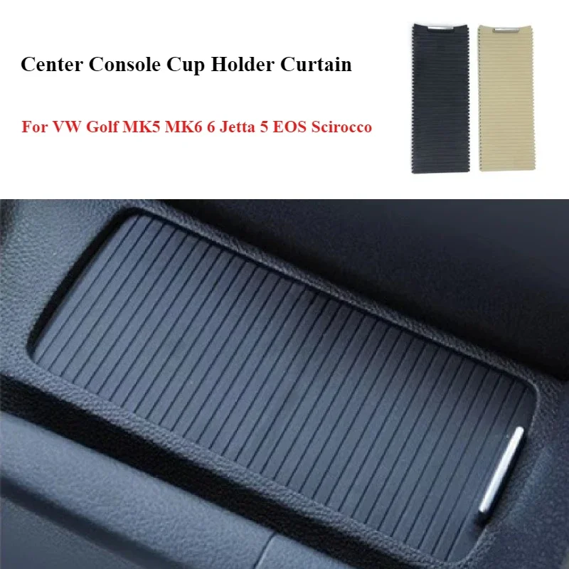 For VW Golf MK5 MK6 6 Jetta 5 EOS Scirocco New Black Car Water Drink Cup Holder Center Console 1K0 862 531 A 5KD862531 1K0862531