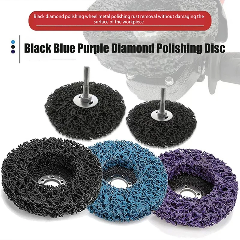 4/4.5/5 Inch 1PC Nylon Fiber Flap Polishing Wheel Disc 800 Grit For Angle Grinder For Wood Metal Buffing