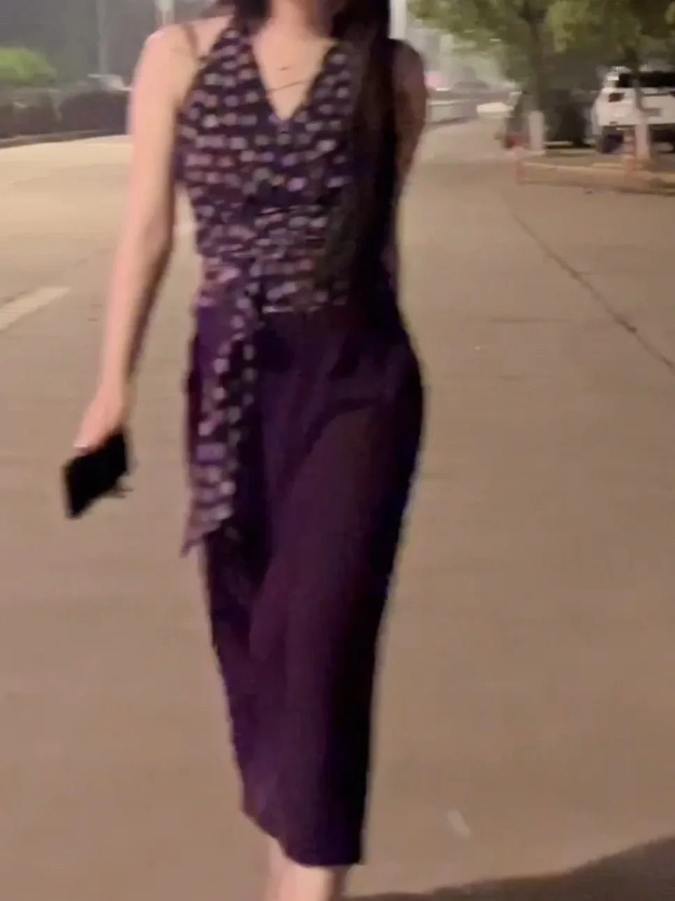 

Комплект из топа и юбки Lam Muimui в стиле ретро, гонконгский стиль, белый, в горошек, летний, модный, винтажный, женский, из двух предметов