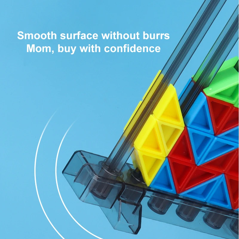 3D パズル ジグソー タングラム 脳ゲーム スタッキング ブロック バランス スタック 知育玩具 子供 大人 家族 パーティー ゲーム