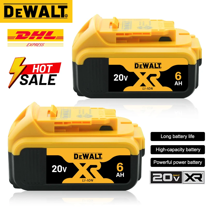 Dewalt 20V 5.0Ah rechargeable battery, BDC112 charger, original Dewalt 220V DCB206, DCB205, DCB200 tool power battery DCB609