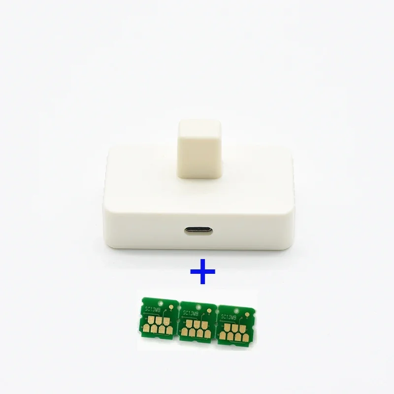 

1 комплект. Чип и ресеттер для чернильного бака SC23MB S13S210125 S2101 для принтера Epson SureColor F170 SC-F170 (для сублимационной печати)