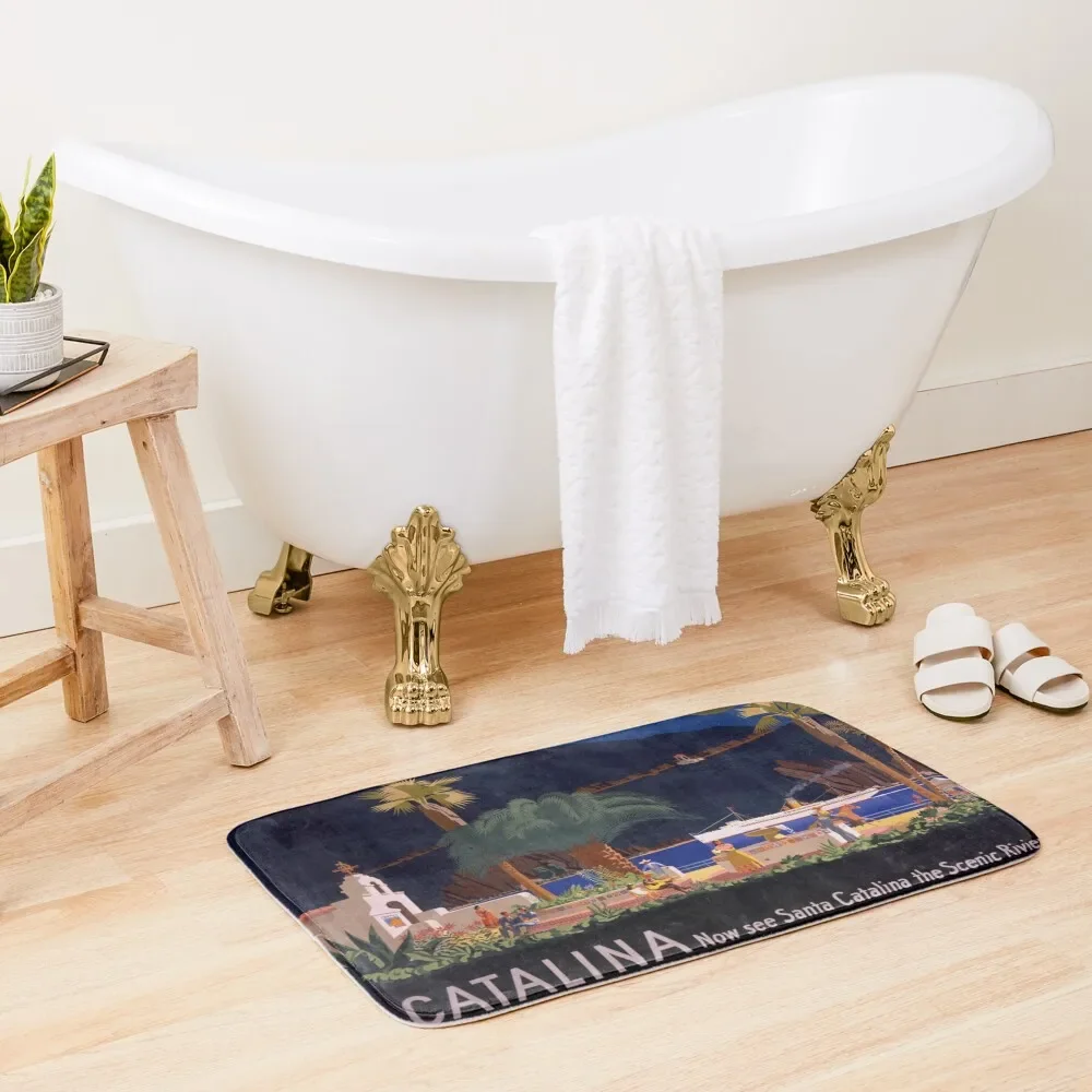 

Catalina Travel Bath Mat Bath Carpet Non-Slip Bathroom Bathroom Accessories Sets Luxury Mat