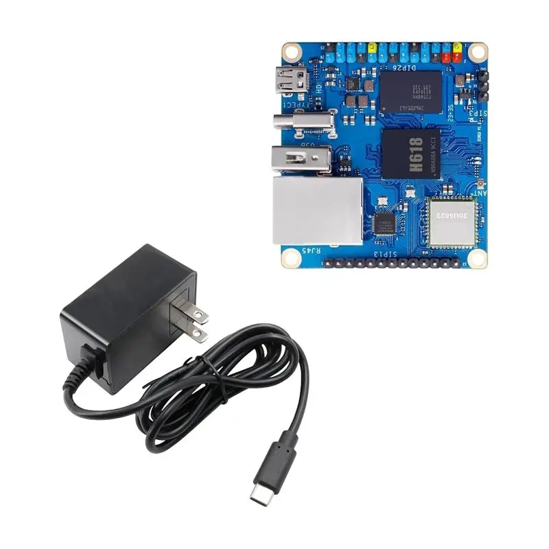Carte de développement B03B-Orange Pi Zero 3 LPDDR4 Allwinner H618 4 cœurs 64 bits Wifi 5.0/Bluetooth 5.0 Port Ethernet Gigabit