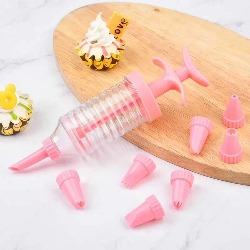 Cookie Cream Cake Press Decorating Gun Set Candys Biscuit Icing Piping Nozzle Pastry Dessert Butter Syringe Kitchen Baking Tools