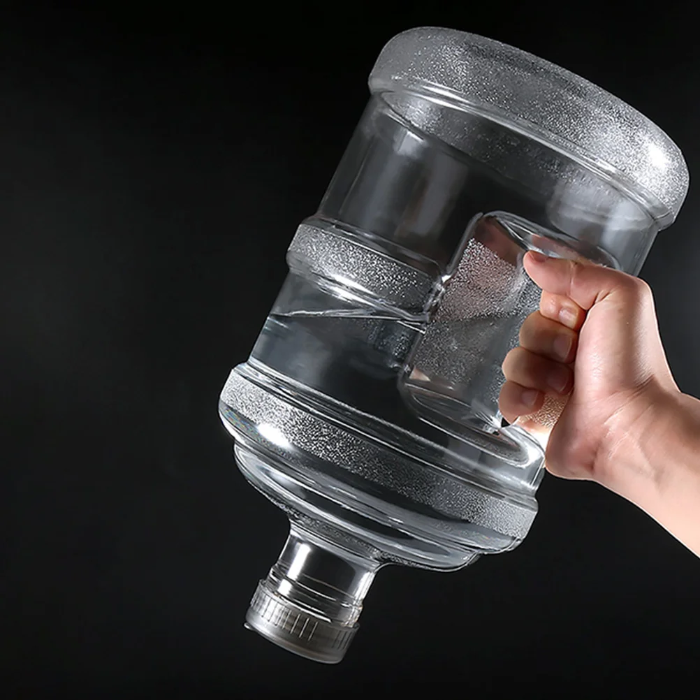 

Portable Water Bucket 5L Clear Jug Strong Handle Home Outdoor Large Mouth gallon container empty tank durable plastic water bag