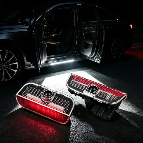 LED Car Door Interior Welcome Warning Light For VW Tiguan MK1 MK2 1 2 Scirocco MK3 Touran 5T1 Teramont T-ROC Arteon CC Sharan 7N