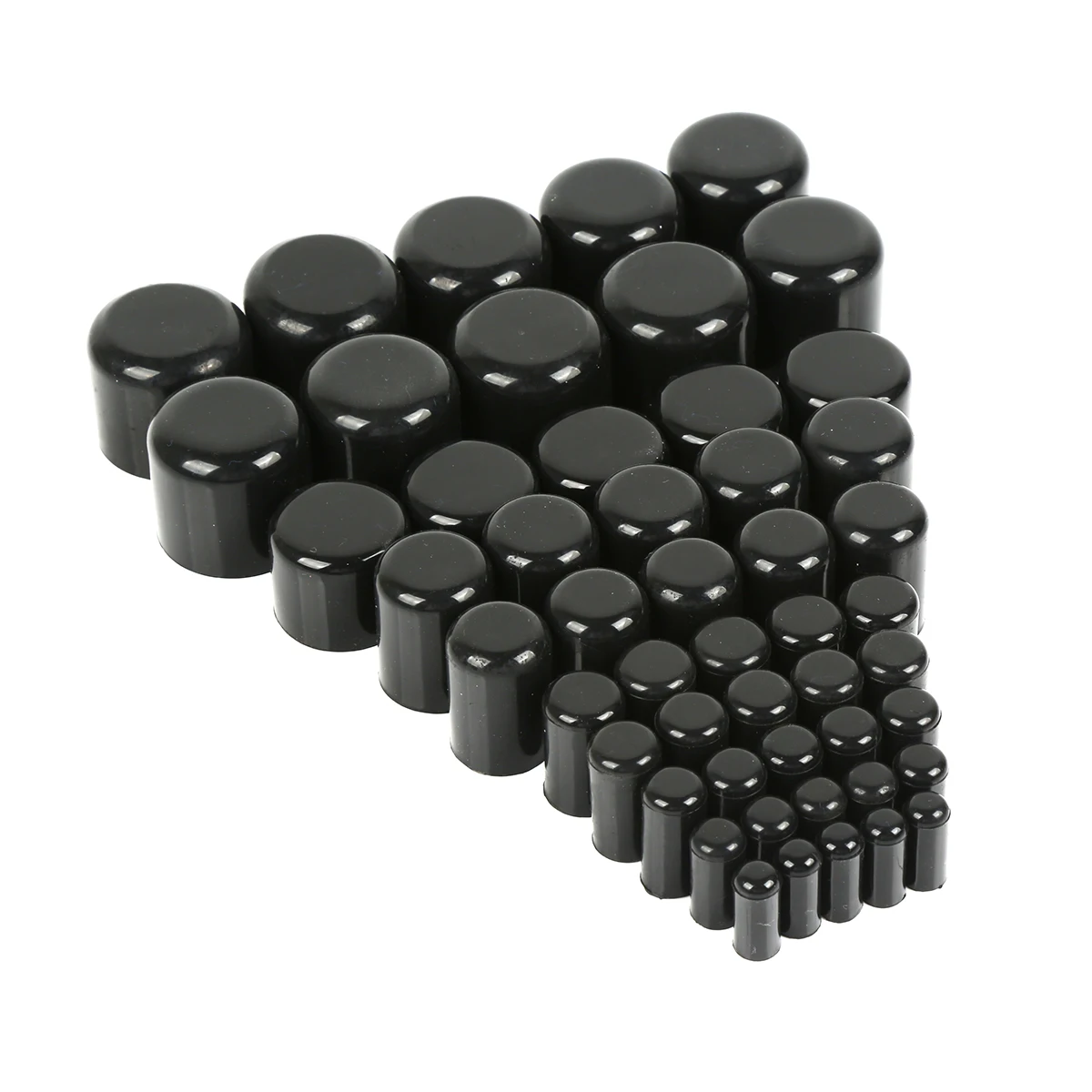 

5pcs Black Silicone Blanking Cap Intake Vacuum Hose End Bung Sealing Plugs Auto Car Accessories Parts Waterproof and dustproof