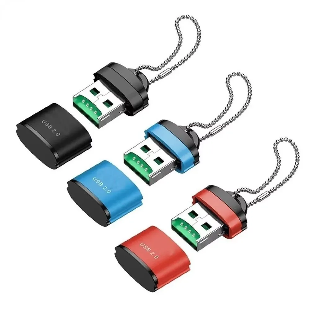 1-3pcs Mini High Speed USB 2.0 Card Reader SD Memory Card Adapter For PC Computer Laptop Notebook Car Micro SD Card Reader