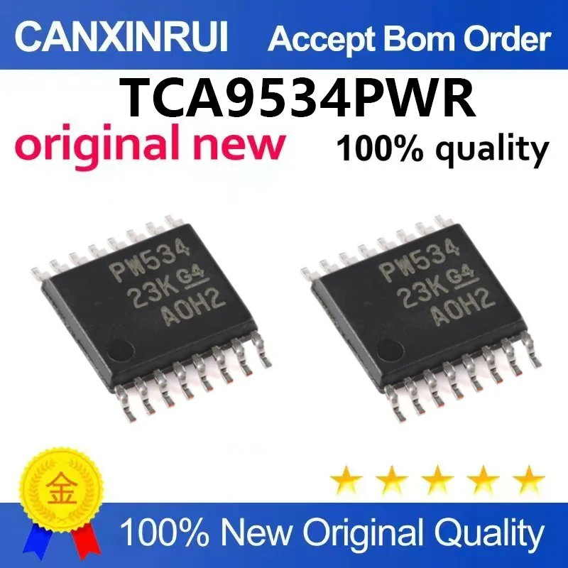 （5pcs-100pcs）Original genuine TCA9534PWR TSSOP-16 I2C/SMBus I/O extender chip