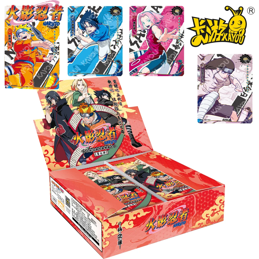 

KAYOU Original Naruto Collection Cards Japanese Classic Anime Character Series Theme Creative Cards Exquisite Peripheral Gift