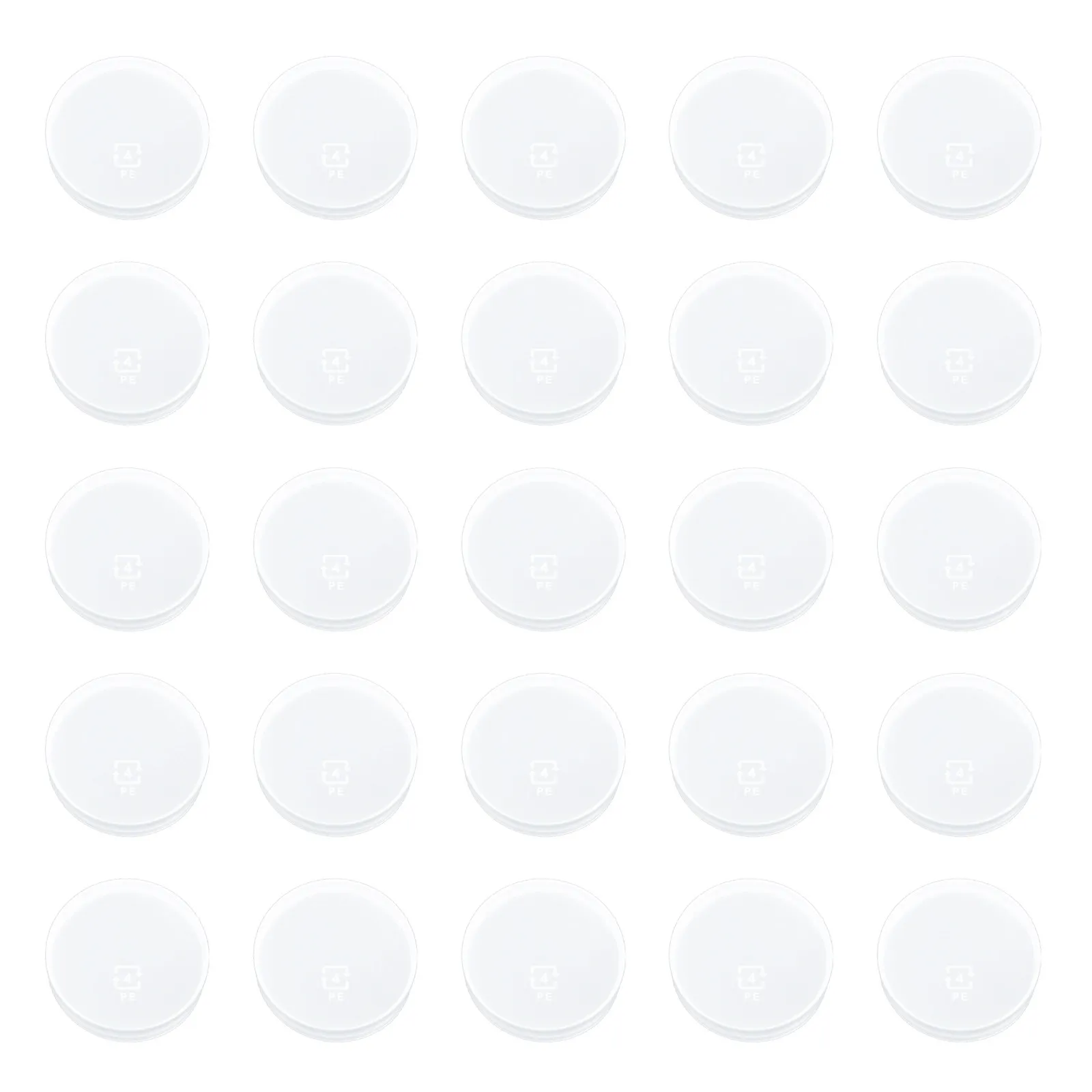 

100Pcs Yogurt Bottle Caps Reusable Leak-Proof Plastic Replacement Milk Glass Bottle Caps Stable Universal Sealing