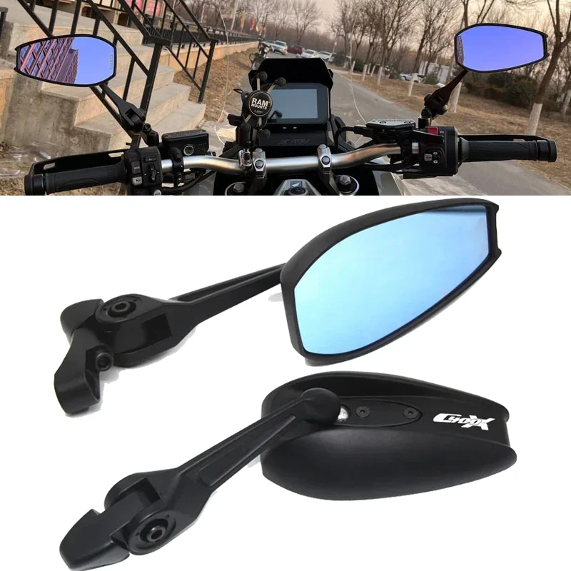 

For BMW C400X C400GT C400 X GT C400X 400 GT All Years CNC Aluminum Motorcycle Rearview Mirrors Blue Anti-glare Mirror