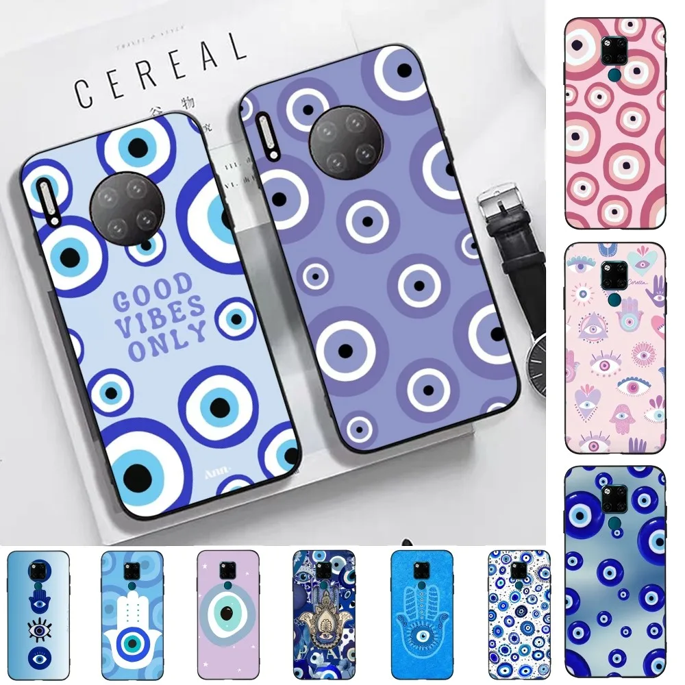 Evil Eye fashion Phone Case For Huawei Mate 10 20 30 40 50 lite pro Nova 3 3i 5 6 SE 7 pro 7SE