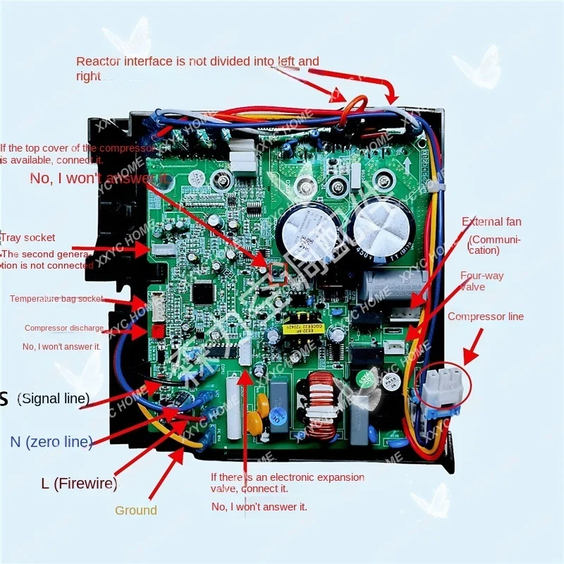 

Applicable to GL Variable Frequency Air Conditioner Outdoor Condenser E6 Repair Accessories