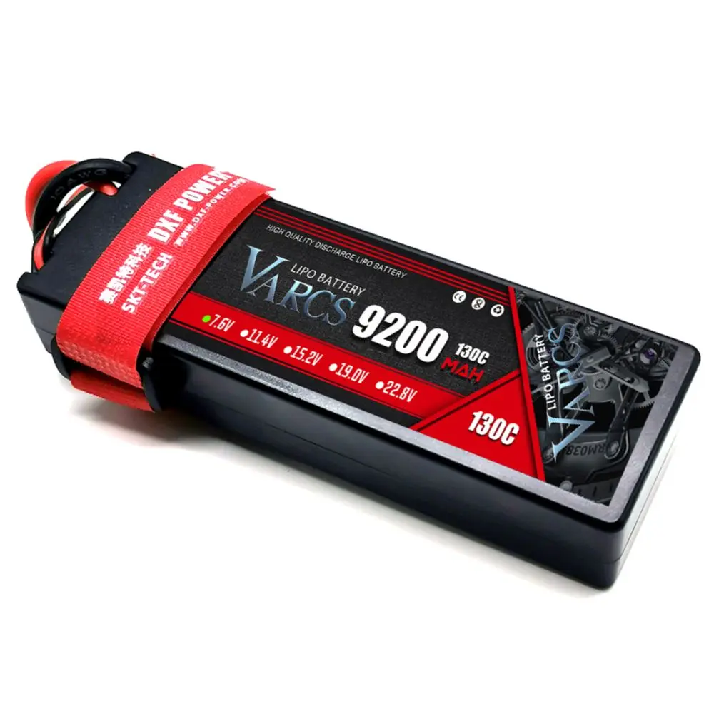 VARCS 2S 7.6V 9200mAh bateria Lipo 14.8V 15.2V 22.2V 11.1V 6S 4S 3S 5200mAh 7000mAh 8000mAh 8400mAh 6750mAh 6500mAh dla samochodu RC